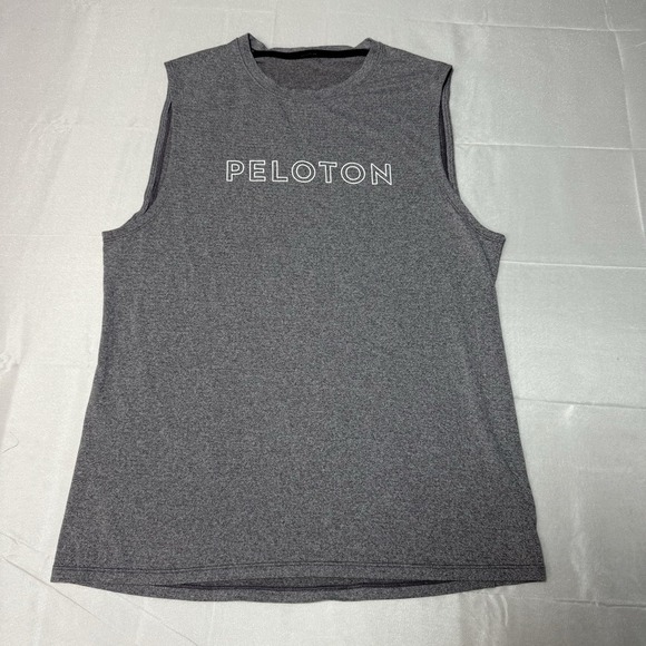 Lululemon x Peloton Tank Top Men Gray Workout Athletic - Picture 1 of 7